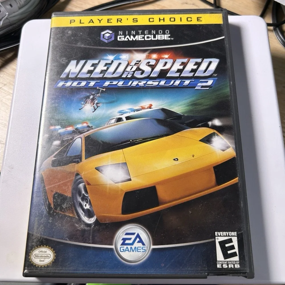 Need for Speed: Hot Pursuit 2 (Nintendo GameCube, 2002) Complete Case Manual